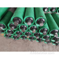 Idler rullo in acciaio al carbonio utilizzato per minerali industriali